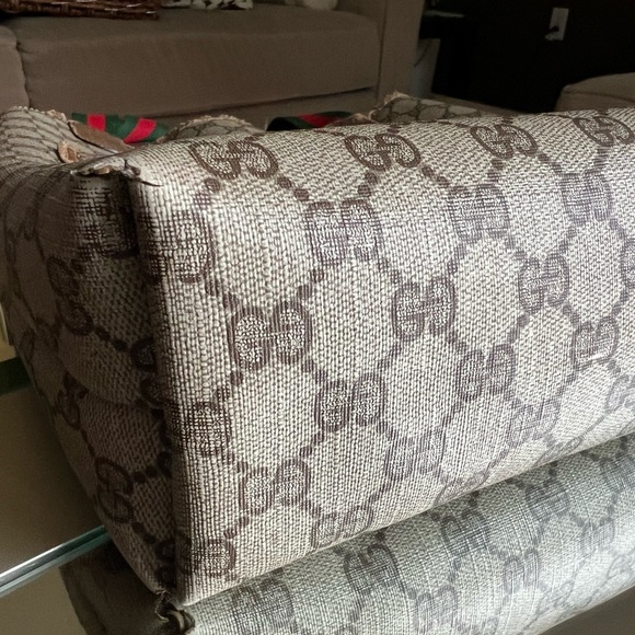 GUCCI canvas tote - Picture 6 of 12